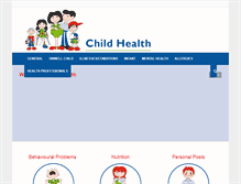 Tablet Screenshot of childhealth.com.au